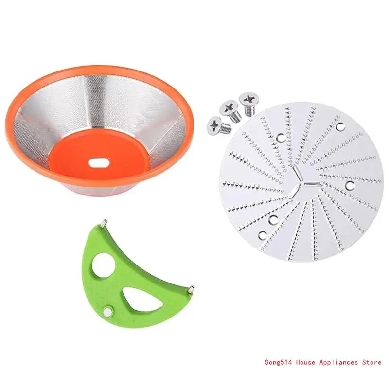 Mixer Part Juicer Accessories Part Set Juicer Replacement Parts Moon Shaped Tool Filter Basket Set Blender Replacements 95AC