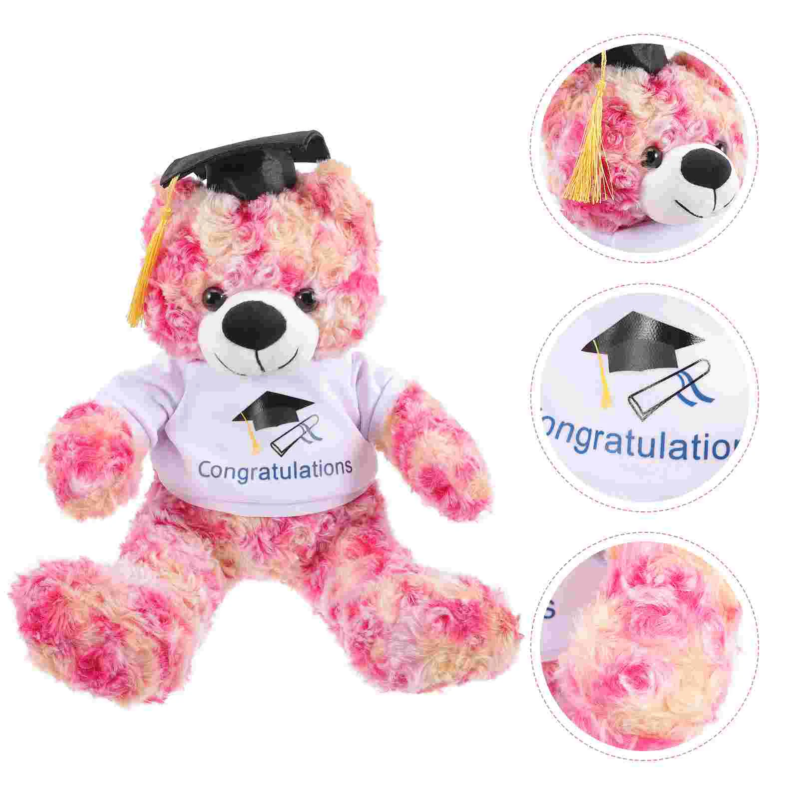 

Graduation Plush Stuffed Animal Grad Toy Party Congrats Kindergarten Souvenir Class Gifts Rainbow Decor