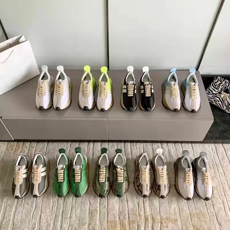 

Luxury Brand Men's Shoes Fashionable and Breathable Ms Sneakers Small Waist Daddy Shoes Female Casual Running Sports Shoes