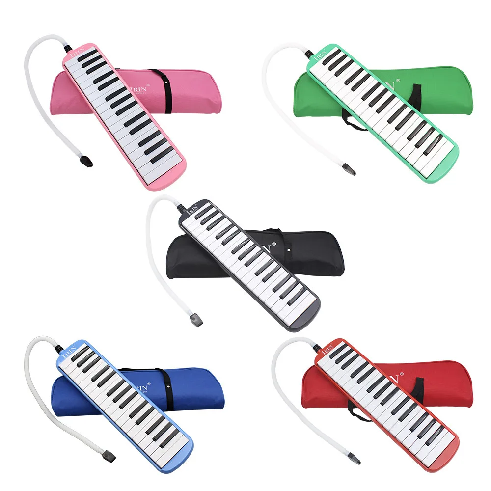 

32 Keys Piano Melodica Tube Blowpipe Mouth Organ Keyboard Instrument for Musical Music Lovers Beginners Gift with Carrying Bag