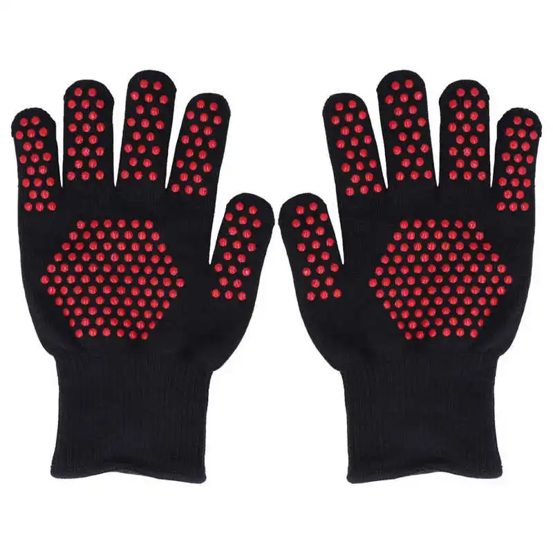 

Grill Mitts Heat Resistant Gloves Comfortable for Welding