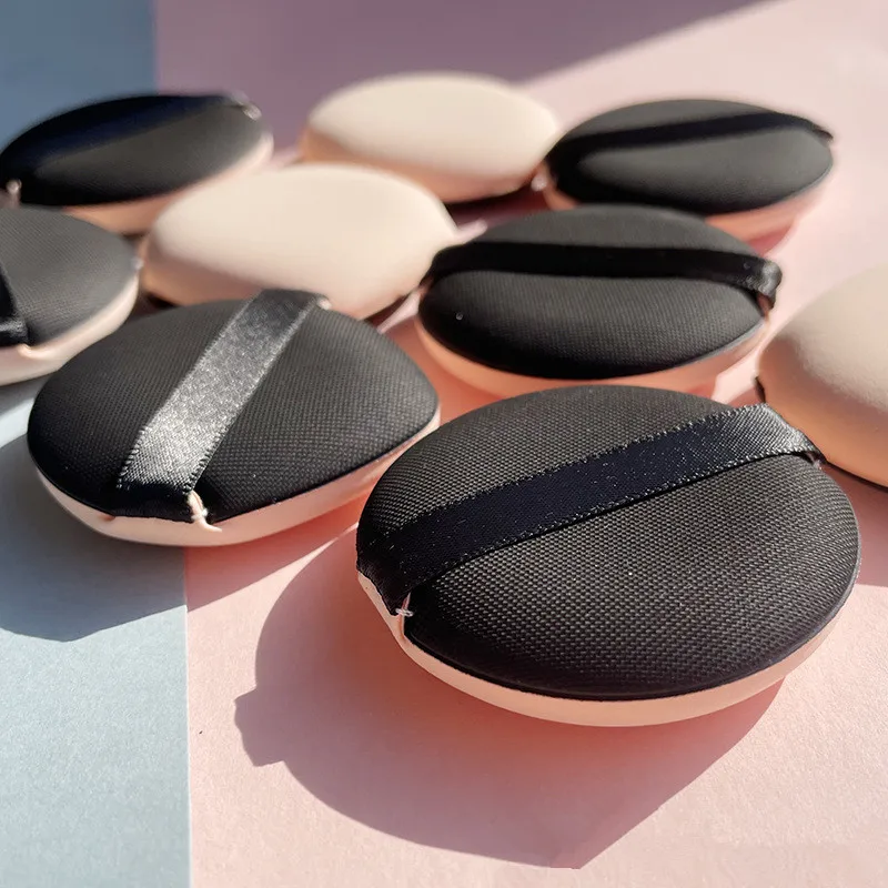 

Black Makeup Sponge Concealer Smooth Cosmetic Powder Puff Foundation Bevel Make Up Blender Wet And Dry Dual Use Tool