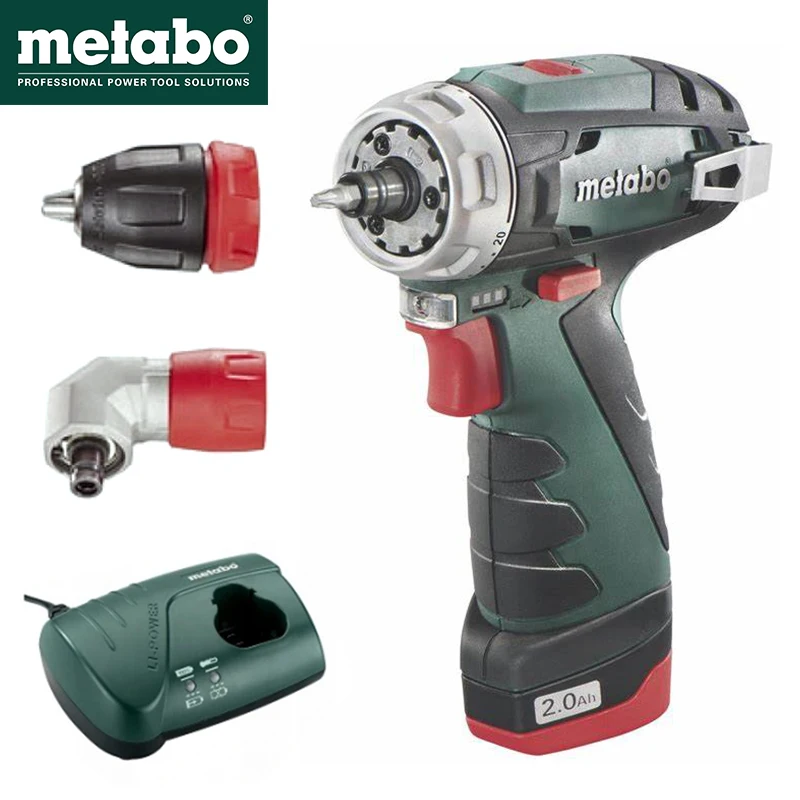 Электрическая отвертка Metabo бытовые электроинструменты Power maxx BS Quick 12 В