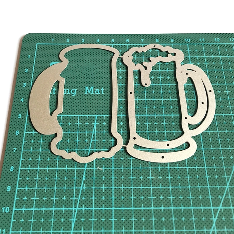 

Пивная Кружка Шейкер металлические режущие штампы трафарет для скрапбукинга "сделай сам" Альбом шаблон карты