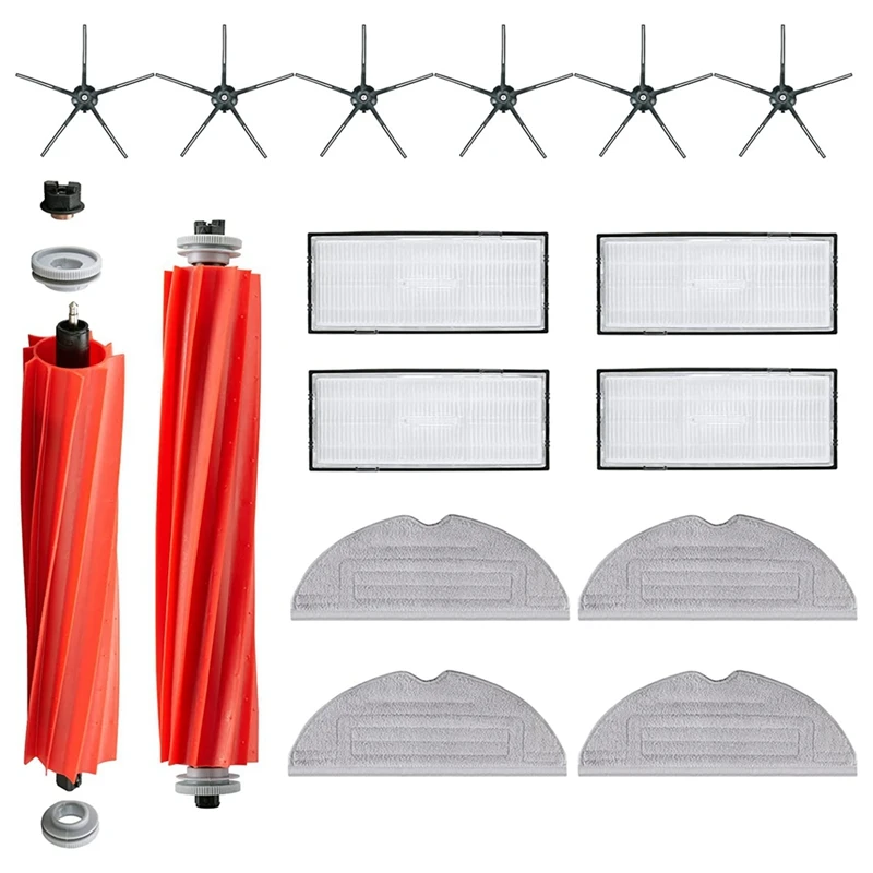 

Щетки для пылесоса Xiaomi Roborock S7 Maxv/ S7 Maxv Plus/ S7 Maxv Ultra/ S7 Pro Ultra/ S7/ S7 +, 16 шт.