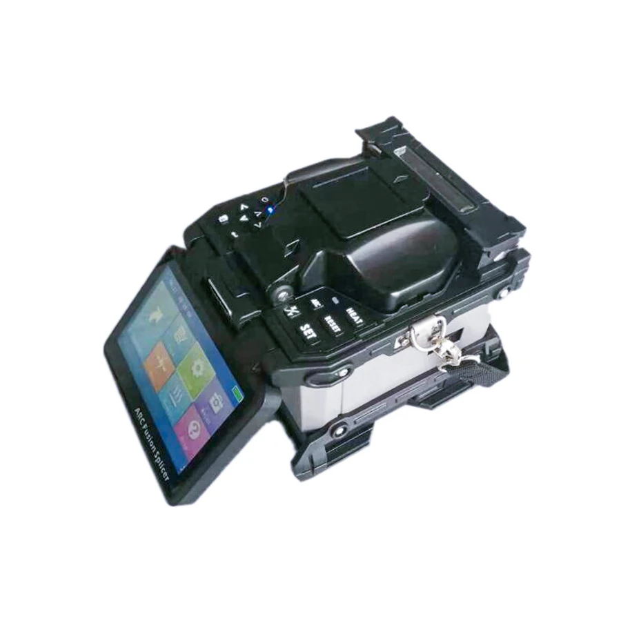 SENTER ST3100A 6 Motors Automatic Fusion Splicer ARC FTTH Fiber Optic Welding Splicing Machine Machine Language Can Customized