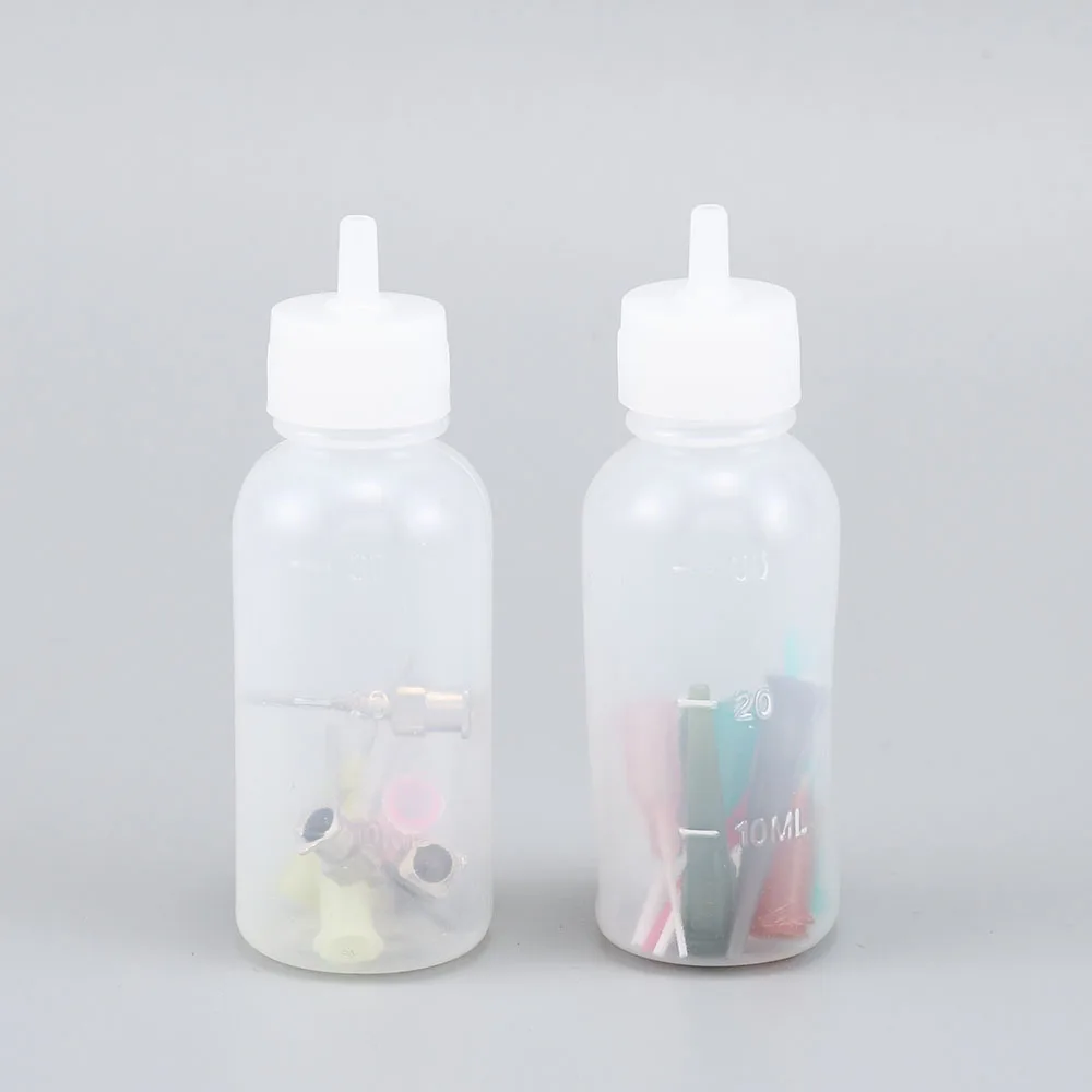 2 бутылки 16 насадок аппликатор хны набор бутылок для искусственной краски