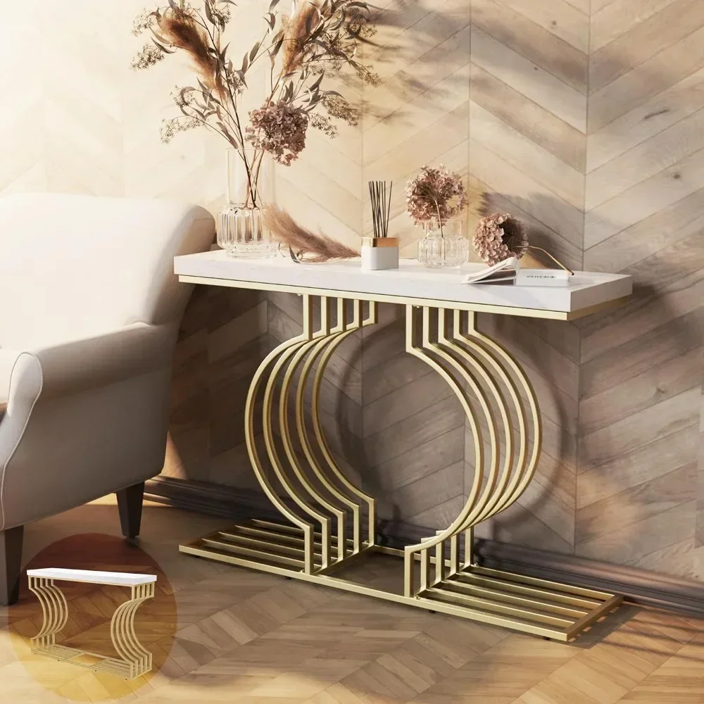 Современный консольный стол для прихожей узкий Диванный 47 24 дюйма мебель