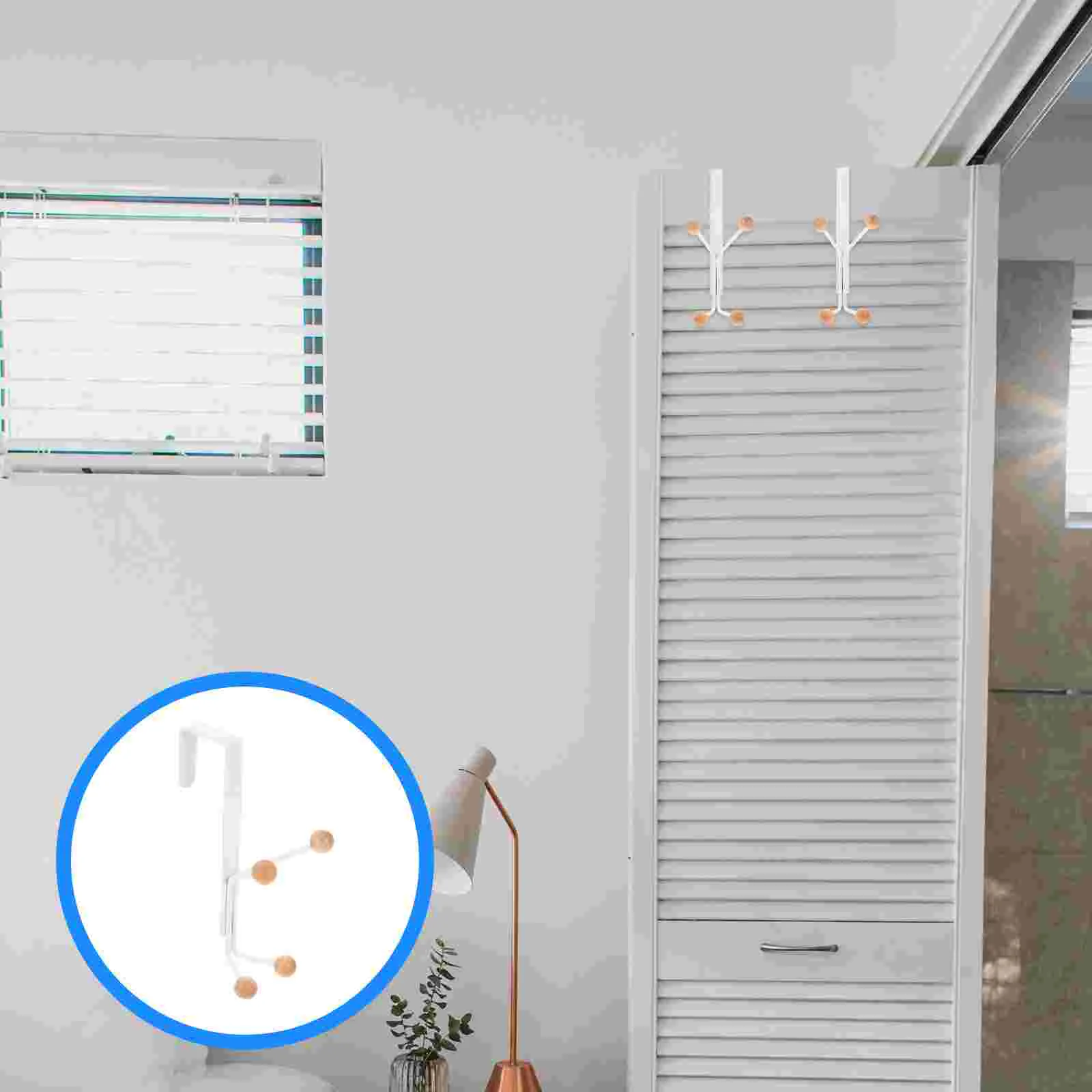 

Door Hooks Hanger Hook Rack Overentryway Coat Storage Utility Organizer Household Hat Hanging Bathroom Shelf Iron Scarf Rustic