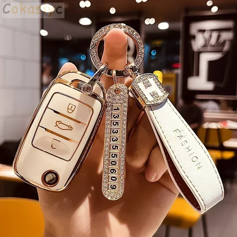 Для Changan CS55 CS75 EADO CS35 Cx70 Cs85 CS95 RAETON CS15 V3 V5 V7 аксессуары чехол из ТПУ для