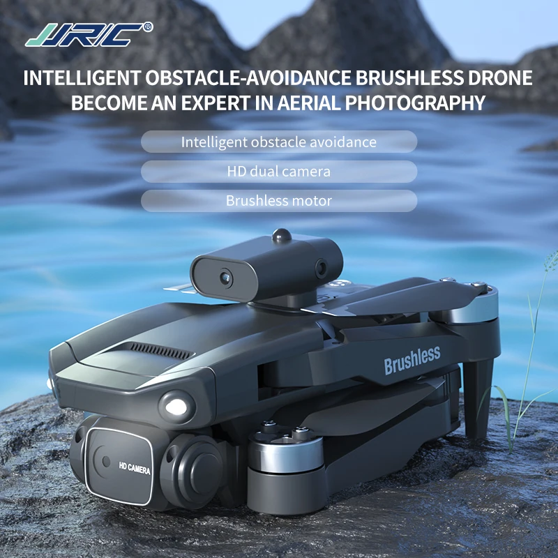 Бесщеточный Дрон JJRC H115 с двойной камерой 8K маленький Квадрокоптер высокой