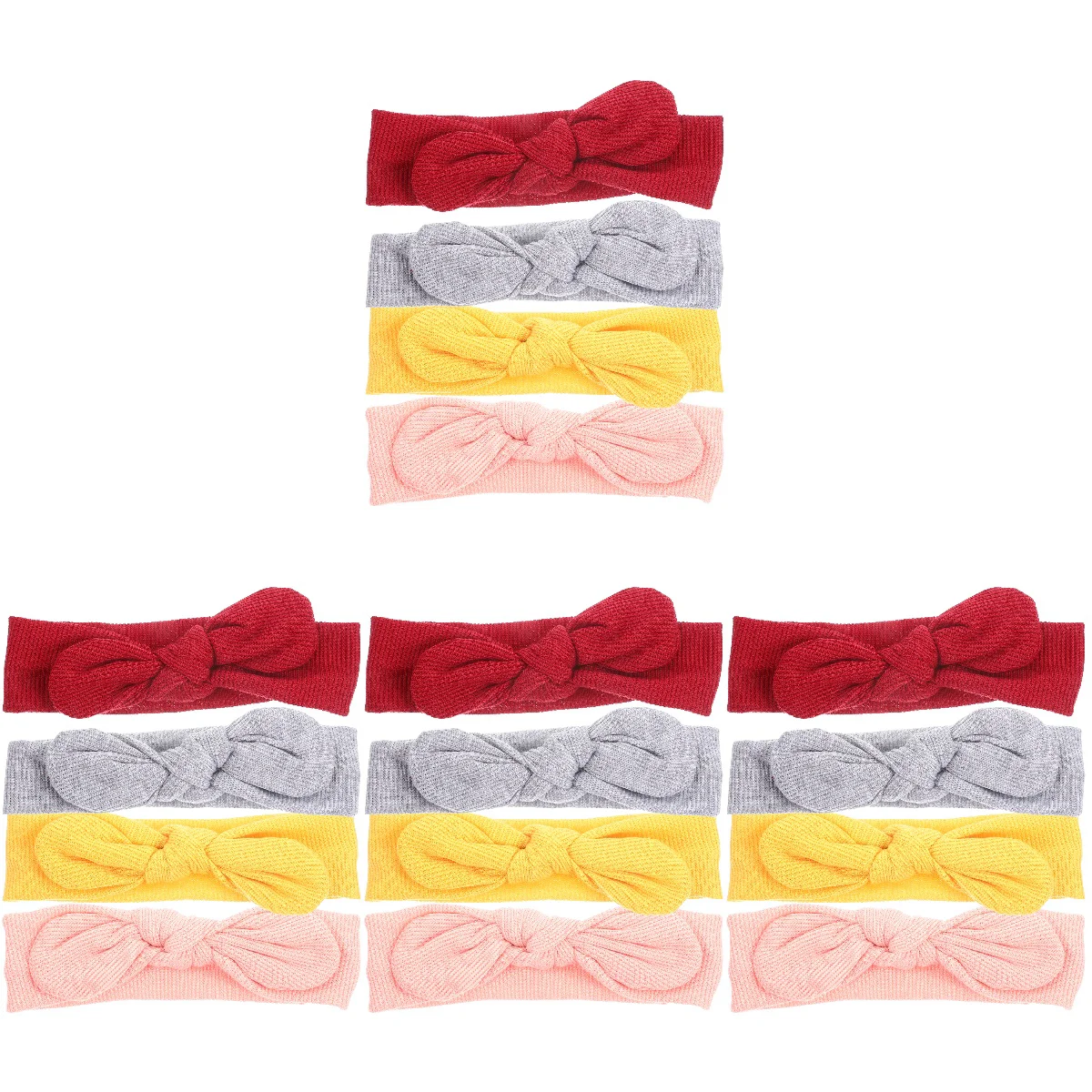 

16 Girl Headbands Hair Bows Elastic Toddler Hair Bands Hair Accessories