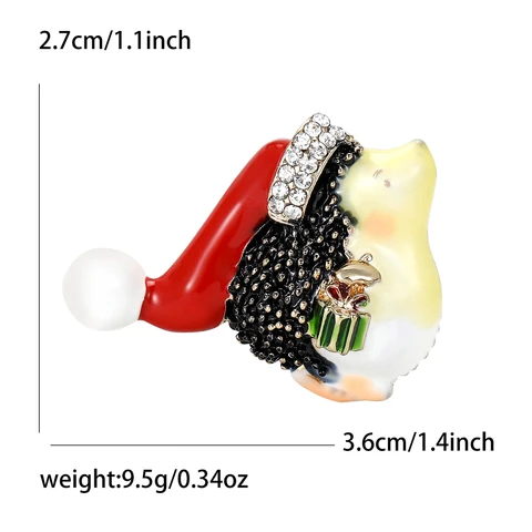 Рождественские броши с оленями