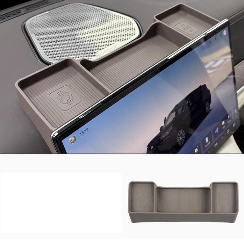 

Для DENZA N9 2025 ящик для хранения за экраном из силиконовой резины, автомобильные аксессуары