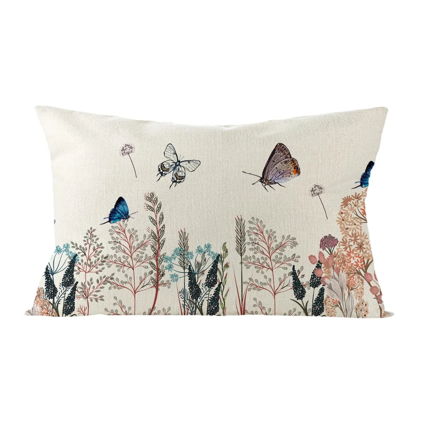 

Полиэстер велюр наволочка прямоугольная цветочный принт