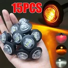 251015 шт. 12 В24 В круглые боковые габаритные огни прицепа желтый белый красный для габаритных огней грузовиков поворотники