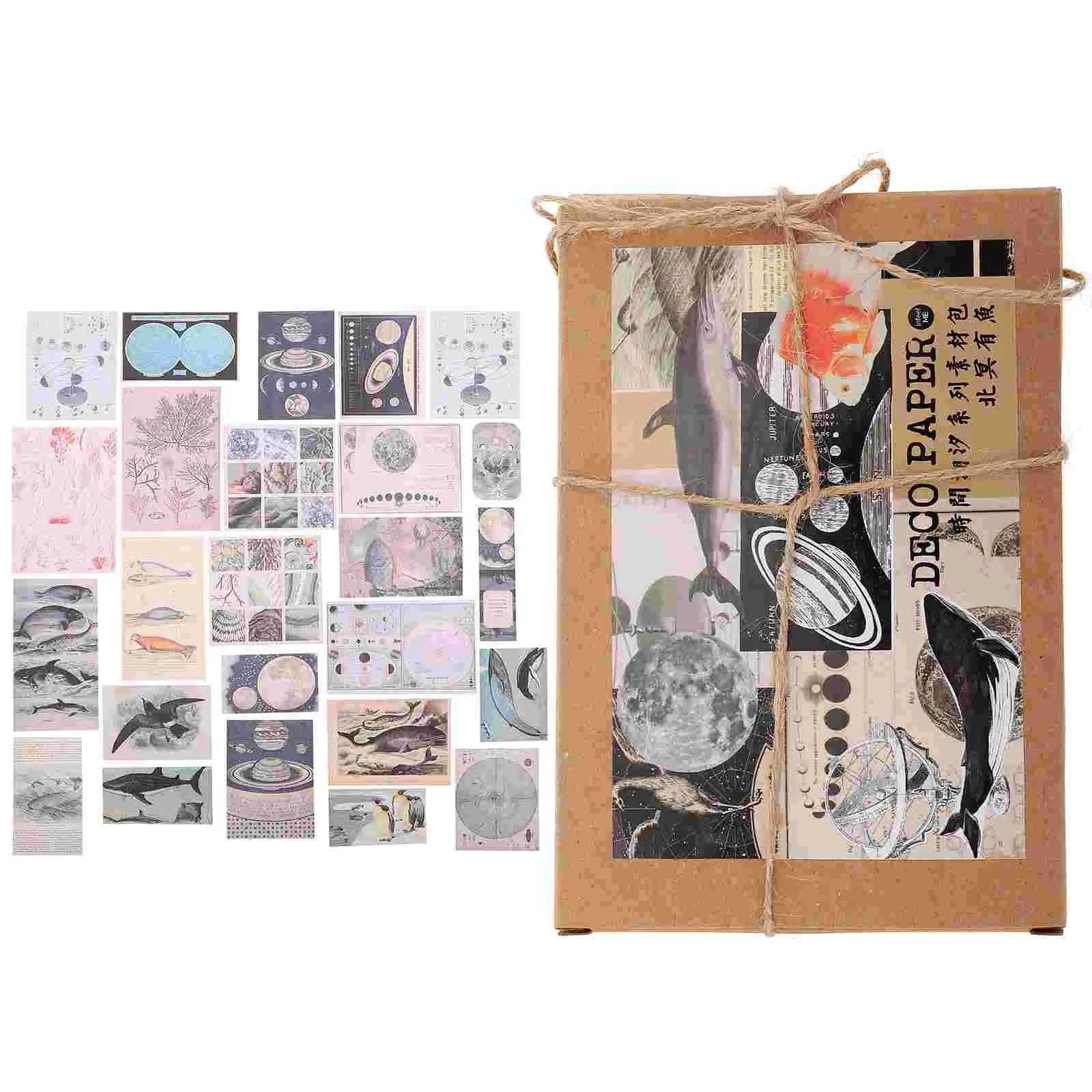

Sticker Stickers Scrapbook Vintage Album Greeting Stationery Book Cardstock Laptop Travel Planets Astronomy Poster Retro Galaxy