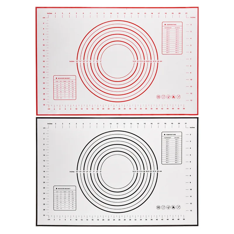 

Silicone Baking Mat Pizza Dough Maker Pastry Kitchen Gadgets Cooking Tools Utensils Bakeware Kneading Accessories Lot