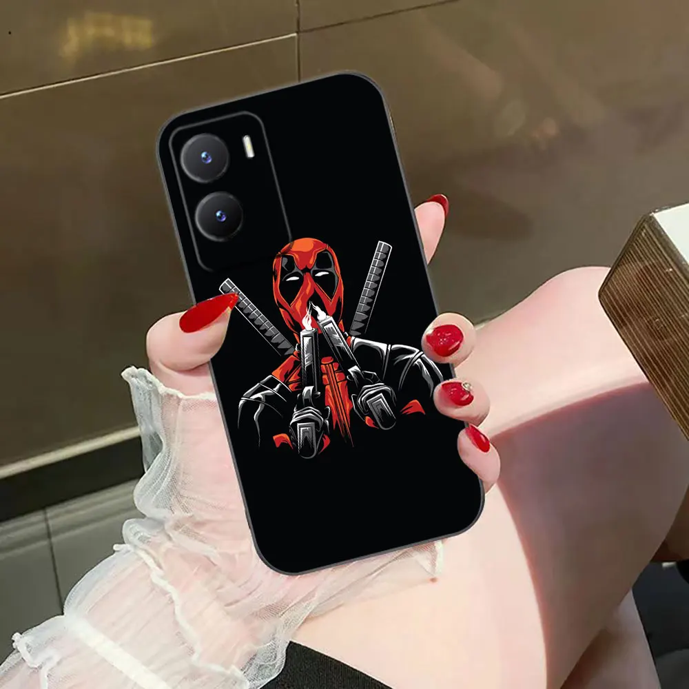 Забавный чехол с рисунком Марвел Дедпул для VIVO Y93 Y78 Y76 Y72 Y51 Y50 Y36 Y35 Y33T Y31 Y28 Y27 Y22S Y21 Y20