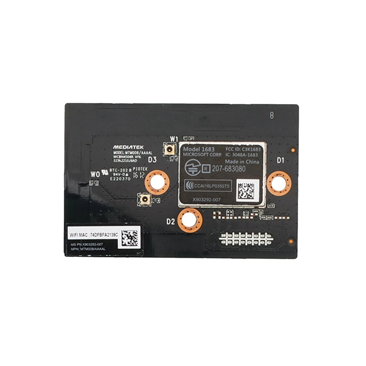 

Для Xbox One Slim Bluetooth Board One Thin Wifi Board сетевая карта