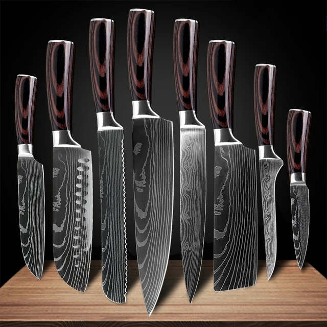 

Японские кухонные ножи 8 дюймов, острые сантоку, мясницкий нож, режущий инструмент, Прямая поставка, наборы кухонных инструментов для шеф-повара