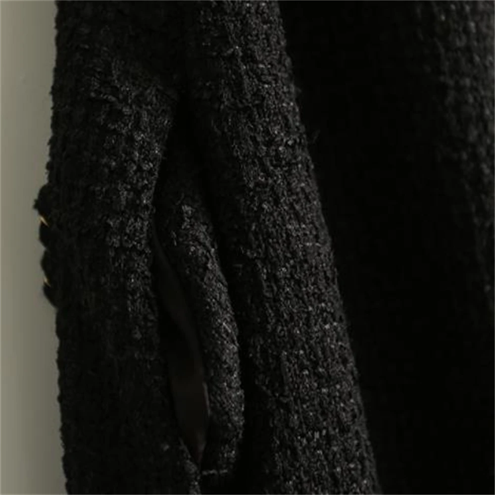 Женское Шерстяное Платье До Колена элегантное модное клетчатое платье в