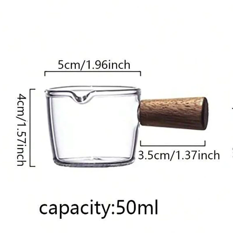 

Деревянная ручка стеклянная мерная чашка