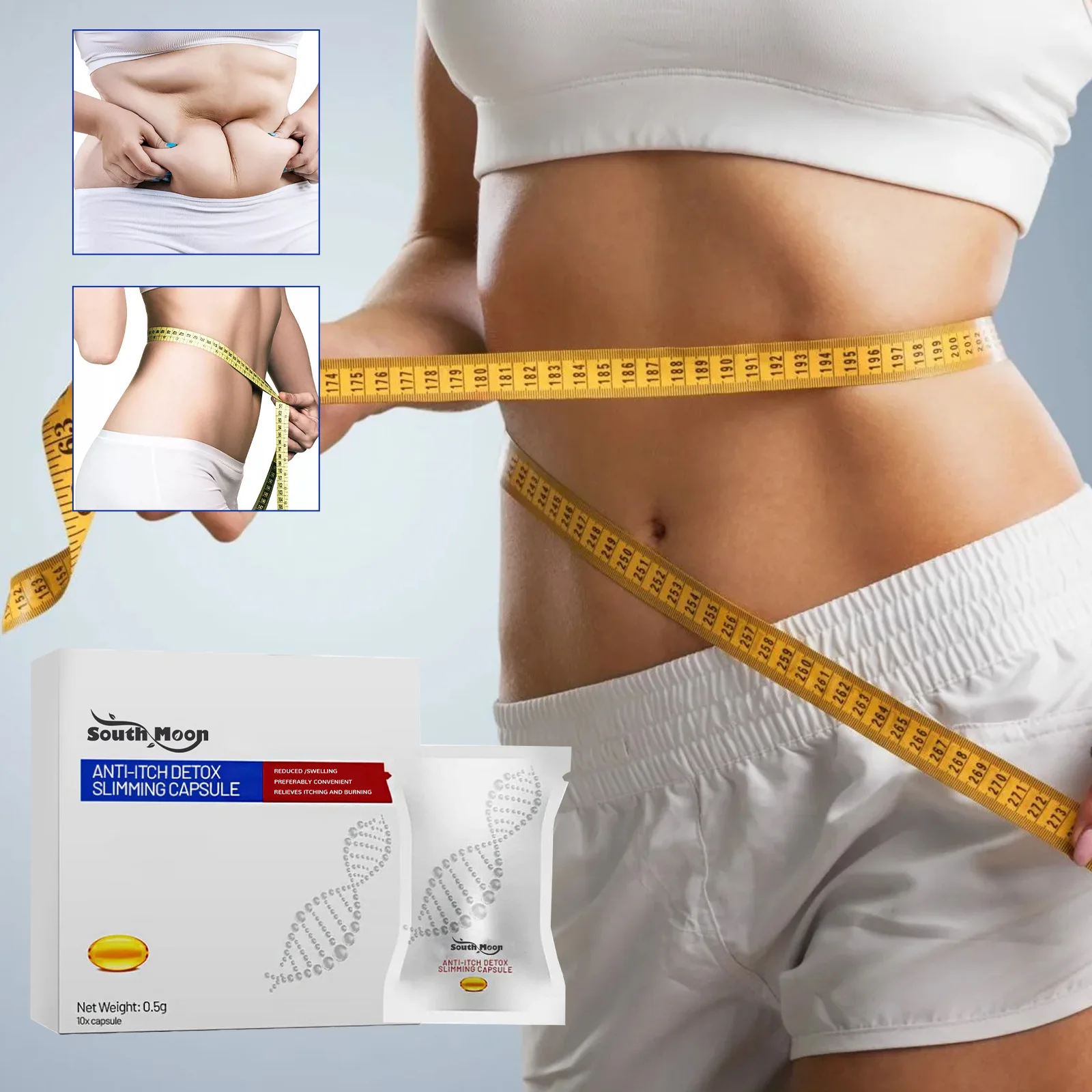 

Tight Arms Bye Bye Meat Belly Fat Shaping Belly Sculpting Capsule Body Female Capsule Beauty Health Skin Cellulite Body