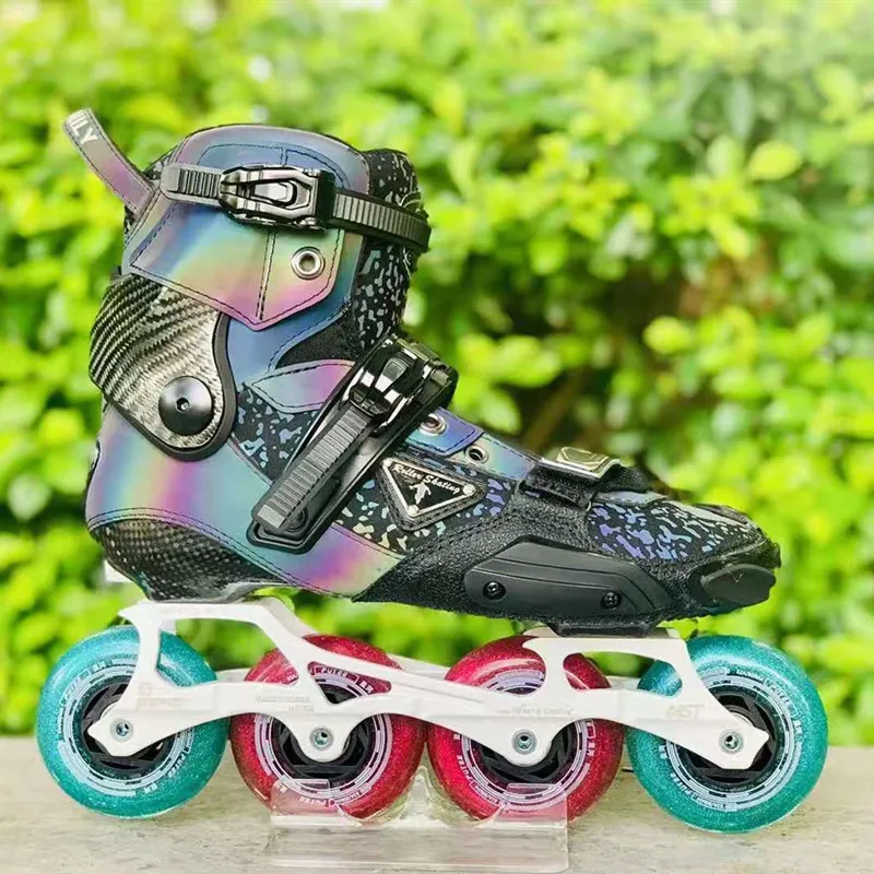 

Carbon fiber boot Roller Skates Shoes for SEBA Crossing Boundaries CB Slide Skating Patines FSK Slalom Shift Sliding Roller