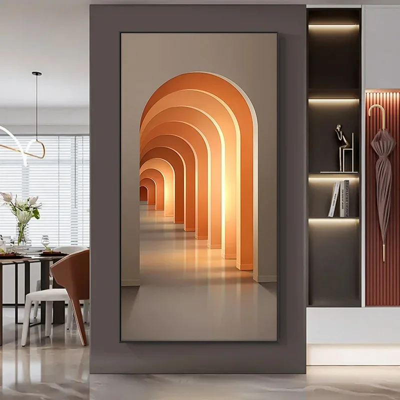 Декоративная роскошная круглая Роскошная открытая дверь carteles de Architectura impresions Modern