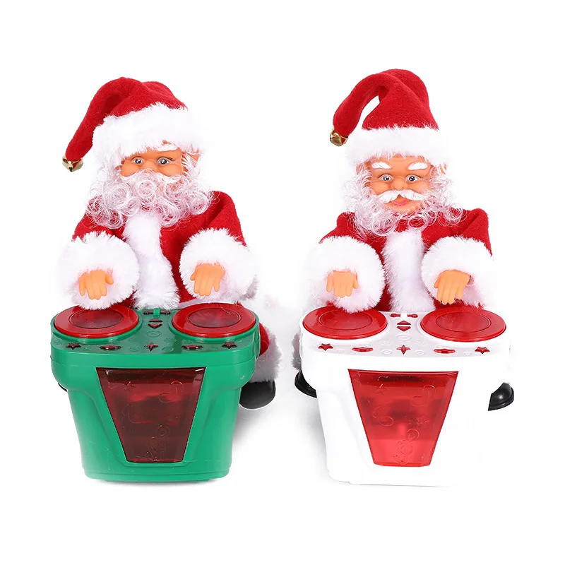 

Christmas Toys Decorations Christmas Creative Electric Music Santa Claus Doll Christmas Ornaments Children Toys Decorations