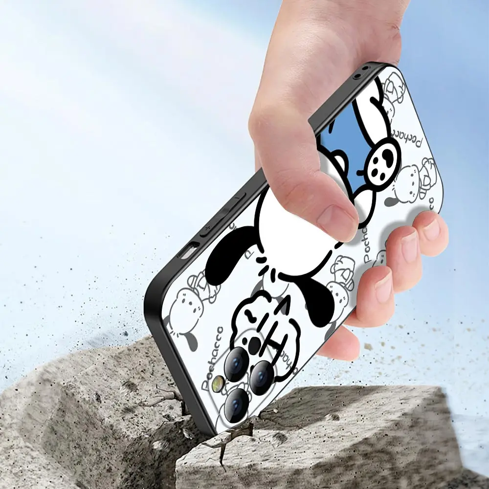 Милый чехол Kuromi Pochacco Melody с рисунком для OPPO A98 A94 A93 A92 A92S A83 A78 A76 A74 A73 A71 A58 A57 A55 A54 A53