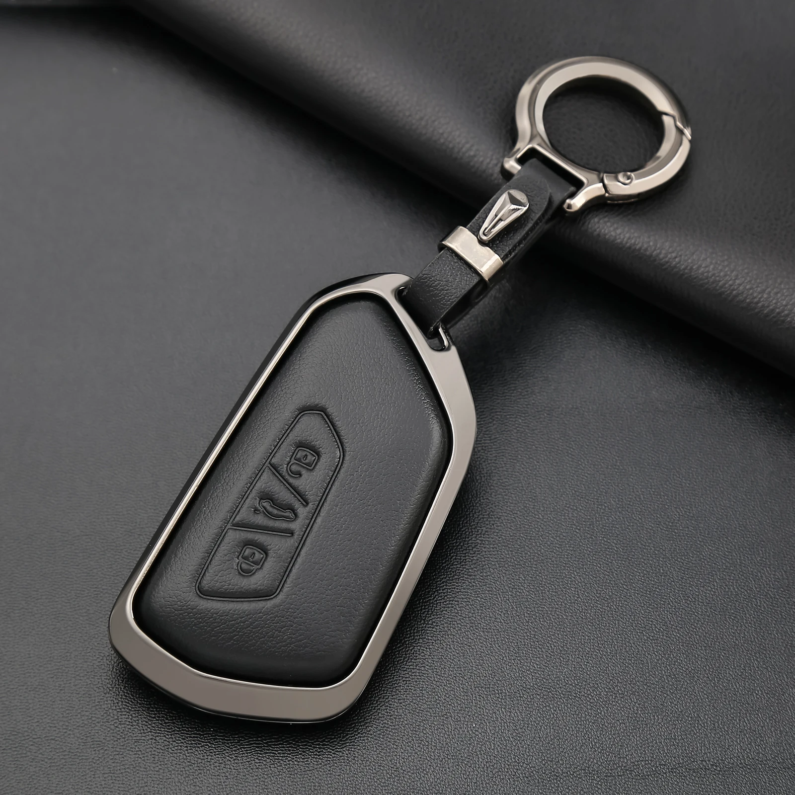 

Чехол для автомобильного ключа из цинкового сплава для VW Volkseagen Golf 8 MK8 ID.3 ID.4 Cupra Skoda Octavia A8 SEAT Leon MK4 2020 2021 Formentor Tarraco