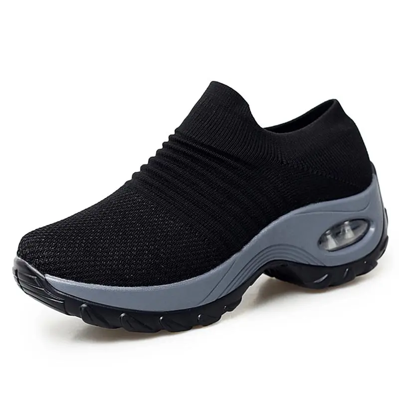 

Женские кроссовки без шнуровки, с вулканизированной подошвой