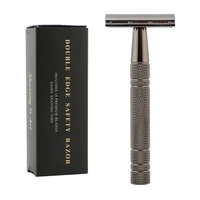 1pcs rose gold razor classic double edge safety razor for mens shavingwomens hair removal blades manual shaver