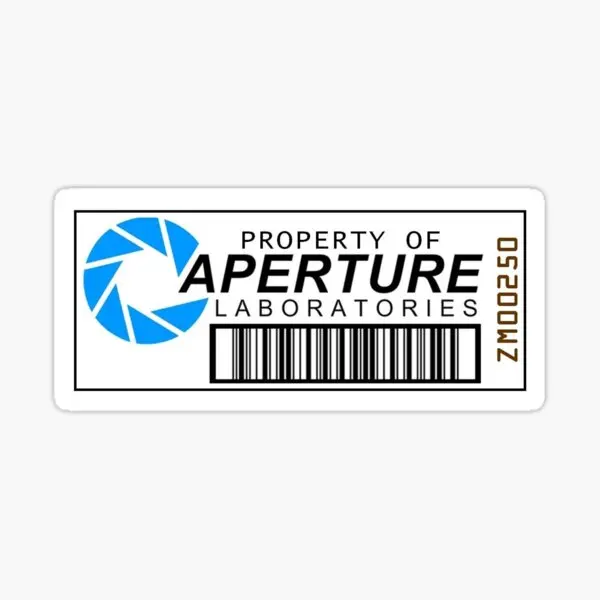 Штрих-код Aperture Science 5 шт. наклейки для детей художественные Мультяшные домашние