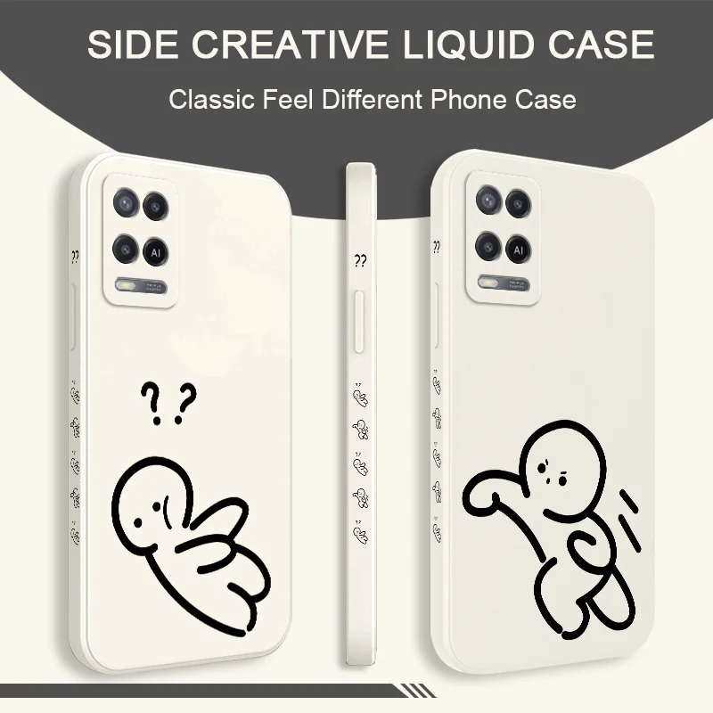 Чехол для телефона Go Line Man OPPO A54 A74 A57 A77 A78 A96 A76 A95 A94 A83 A53 A72 A52 A9 A5 A12 A31 2020 S 4G 5G Cover