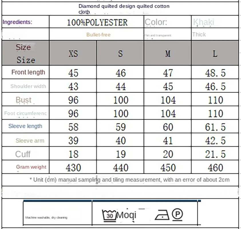 DEARIRIS Winter Coat Lightweight Thicked Warm Soft Puffy Jacket Cotton Outwear with Hood