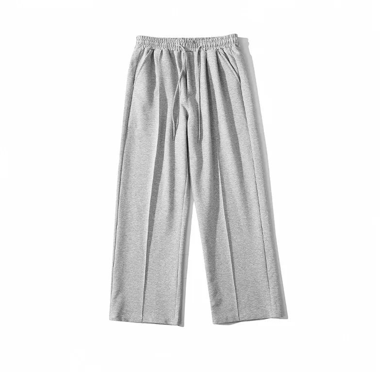 Брюки мужские тонкие повседневные с широкими штанинами Модные свободные прямые