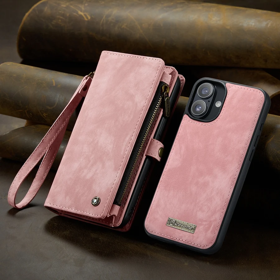 Роскошный кошелек 2 в 1 + Сильный магнитный чехол для телефона с беспроводной