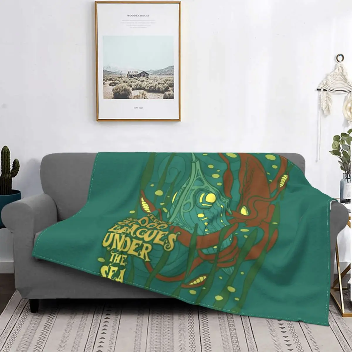 20 000 лиг под морем ультра-мягкое Флисовое одеяло