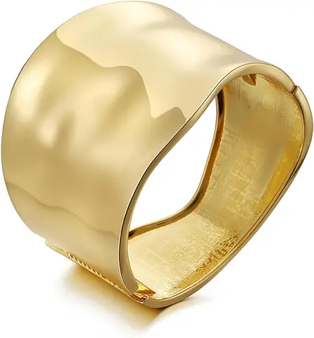 Золотые Браслеты, Браслет-манжета для женщин, роскошное позолоченное золото 18 карат, крупные нестандартные браслеты-манжеты