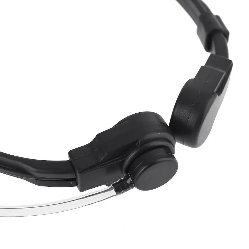 Telescopic Heavy Duty  Throat Vibration Mic Headphone Headset Microphone  Plug for TYT U94 PTT Talkie Drop Shipping