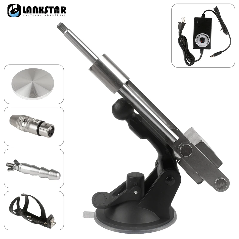 Маленький мини-телескопический линейный привод со штоком 39 мм, алюминиевый вакуумный кувшин 60 мм, механизм перекачки 3 XLR Coke, мотор DC 12 В вкл.