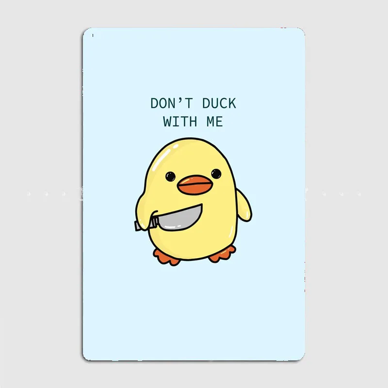 

Картина на стену с надписью «Don Duck With Me»