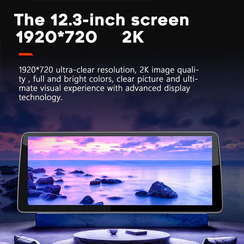 Автомобильный радиоприемник Carplay 4G 12 3 дюйма 8G + 256G 2din Android13 для BMW 3/4 серии F30 F31 2013-2017