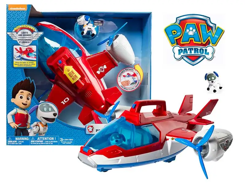 

Pawed Original Music Rescue Aircraft Toy Patrolling Pat Patrouille Air Patroller Robot Dog Figures Kids Toys Christmas Gifts