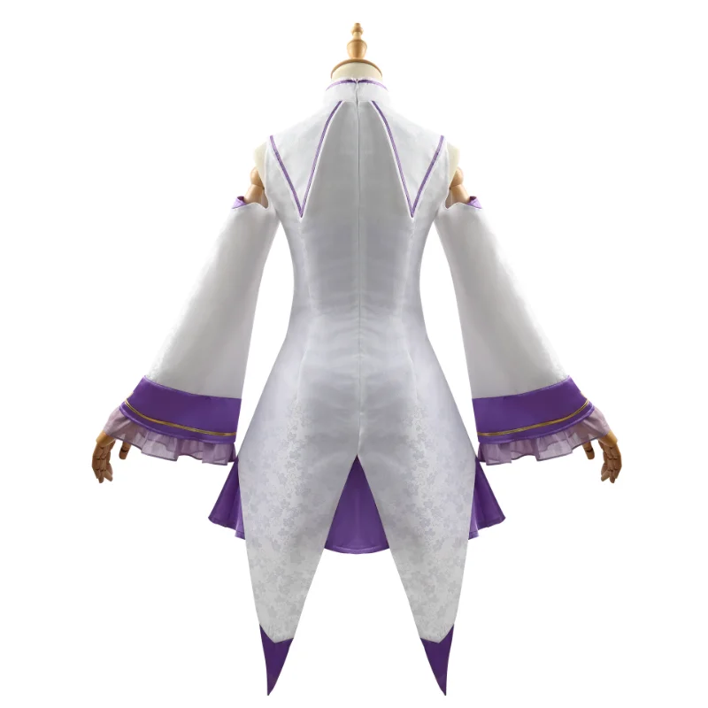 Женский костюм для косплея Emilia парик из аниме Re:Life In a в другом мире униформа