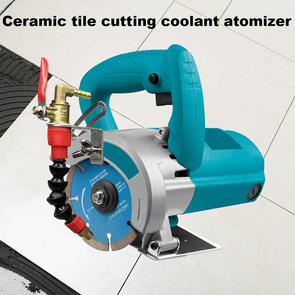 

Dust Remover Water Sprayer System Nozzle Coolant Misting Dust-proof For Marble Brick Tile Cutting Machine Angle Grinder Cutter
