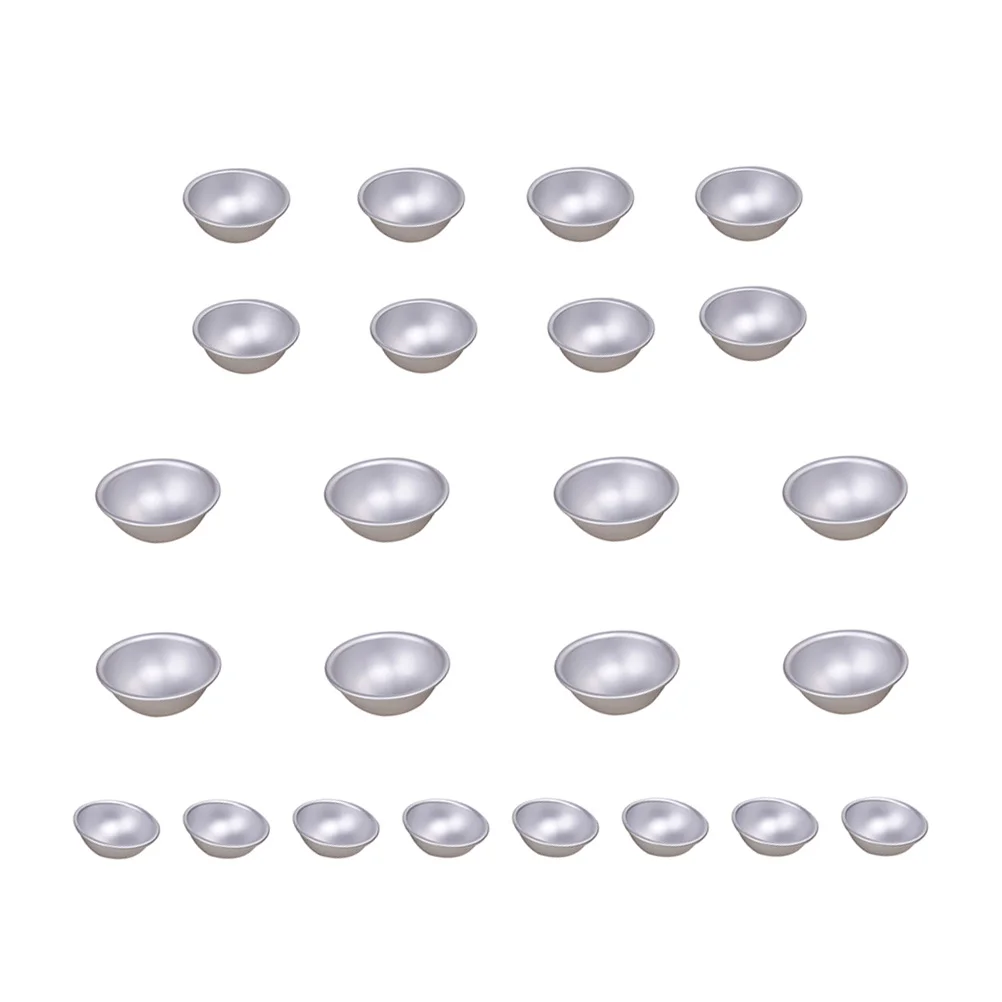 

24pcs Chocolate Cake Sheet Metal Chocolate Round Pan Flat Bread Oven Tray Bath Fizzie